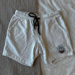 Rick and Morty white shorts